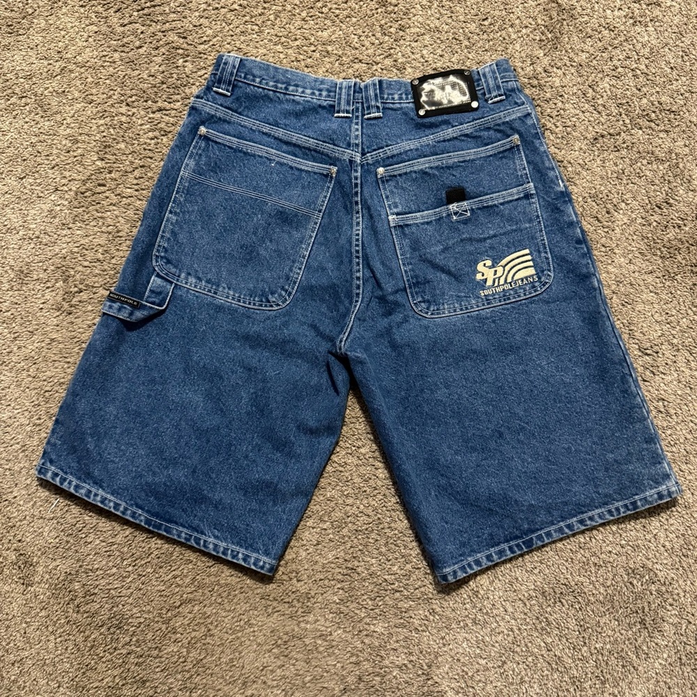 South Pole Dark Blue Jean Shorts for Men